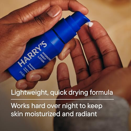 Harry's Harry's Hydrating Night Lotion, Night Moisturiser for Face, Lightweight 50ml, 2 Pack 2
