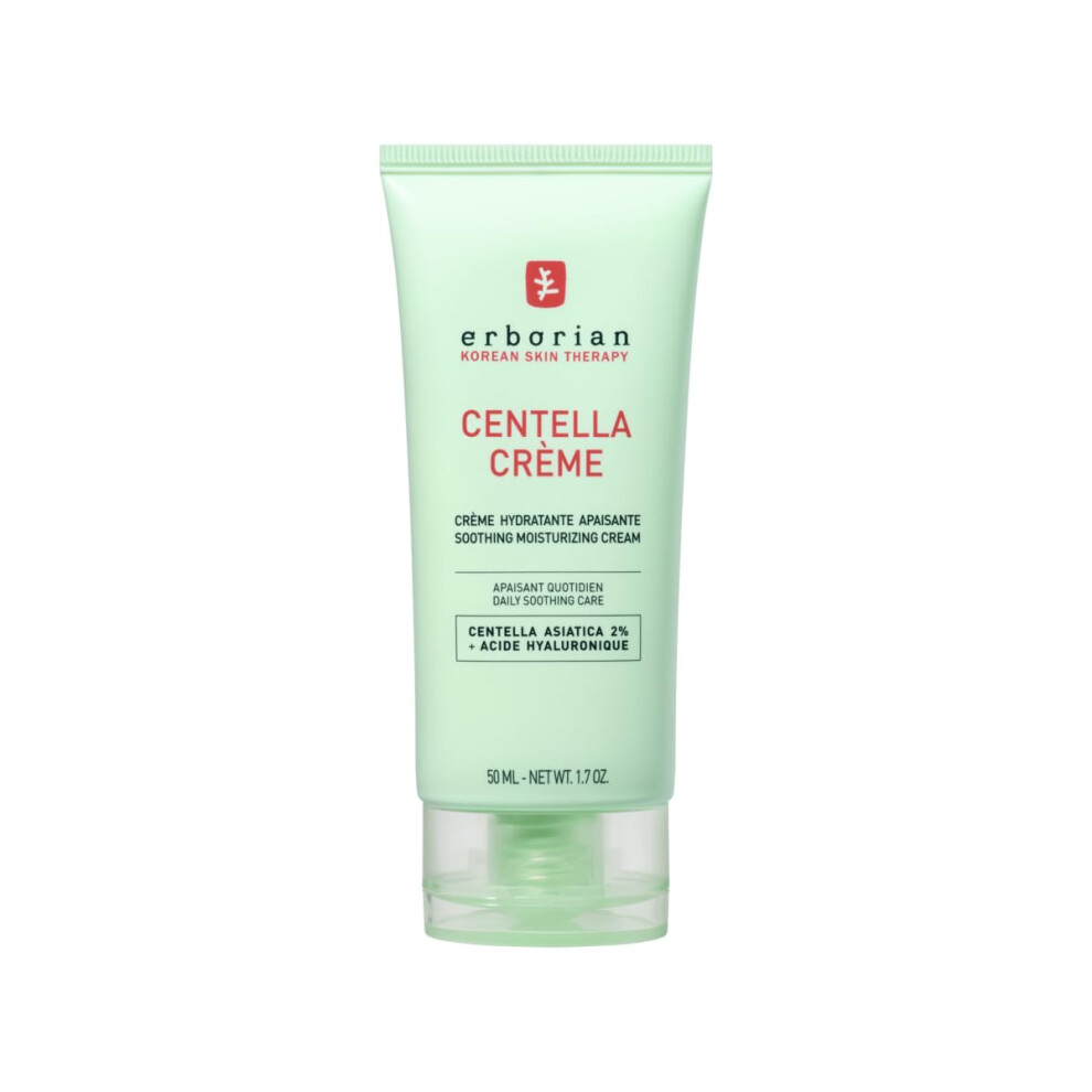 Erborian Cream - Centella Cr?Me - Soothing Moisturizing - Face With Centella Asiatica And Hyaluronic Acid - Redness Comfort Care - Lightweight