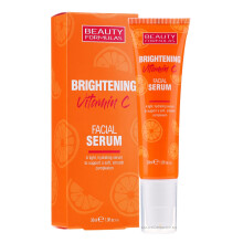 Vitamin C Facial Serum ? Beauty Formulas Brightening Serum 30ml ? Hydrating, Lightweight, Anti-Dark Spot & Glow Booster for All Skin Types