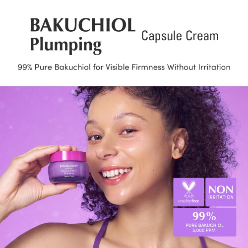 EQQUALBERRY, Deep Cera, Bakuchiol Πλαμπόντιγκ Φύλλο Κρέμα, 1,69 fl oz (50 ml) 1