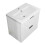 Vanity Unit Basin Sink Resin Gloss White Wall Hung 600mm 1