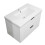 Vanity Unit Basin Sink Resin Gloss White Wall Hung 800mm 1