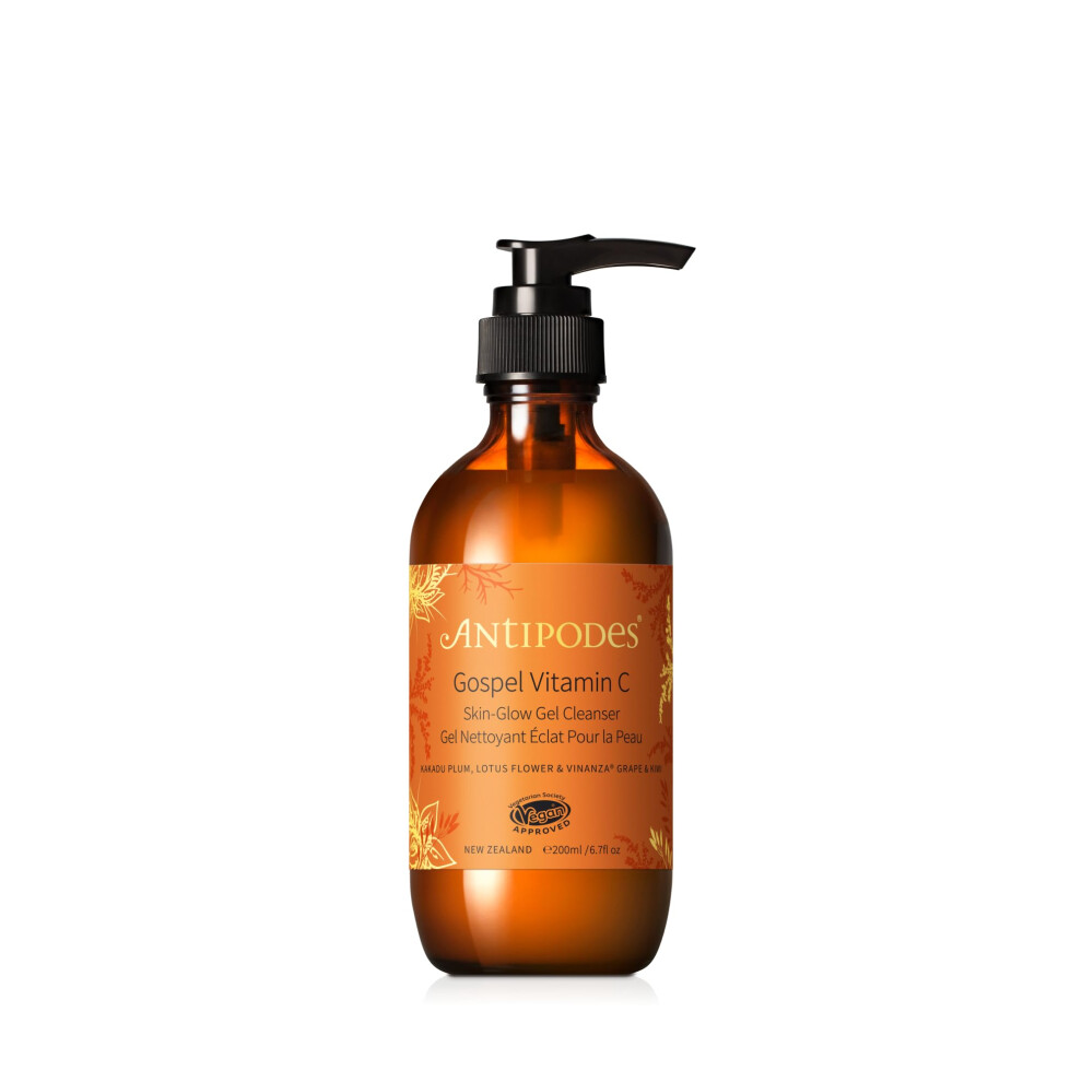 Antipodes Antipodes? Gospel Vitamin C Face Cleanser ? Brightening Skincare Ingredients - Skincare For Glowing Skin ?Vegan ? 200 Ml