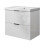 Vanity Unit Basin Sink Resin Gloss White Wall Hung 600mm 2