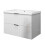 Vanity Unit Basin Sink Resin Gloss White Wall Hung 800mm 2