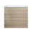Vanity Unit with Basin Ceramic Gloss Oak Wall Hung 600mm 3