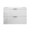 AICA Gloss White 800mm Wall Hung Bathroom Vanity Unit with Ceramice Basin 3