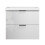 AICA Gloss White 600mm Wall Hung Bathroom Vanity Unit with Resin Sink 3