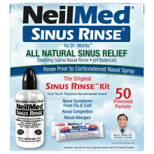 NeilMed SinusRinse Saline Nasal Rinse Kit 50 Sachets