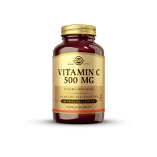 Solgar 500 mg Vitamin C Vegetable Capsules - Pack of 100 - Seasonal Immunity Support - Potent Antioxidant - Reduces Tiredness and Fatigue - Collagen