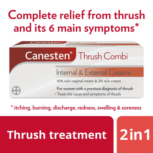 Canesten Thrush Combi Internal & External Creams for Treatment | Clotr 1
