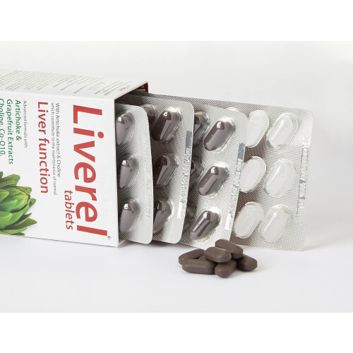 Liverel Liver Health Support Tablets Supplement, Vitabiotics 1
