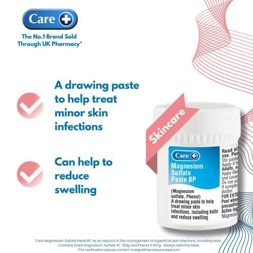 Care Magnesium Sulphate Paste 50g, Drawing Ointment for Inflammatory Conditions 1