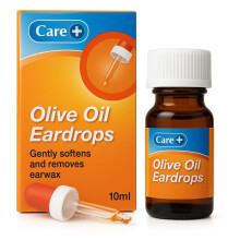 Care Extra Virgin Olive Oil Ear Drops for Ear Wax Removal, Gently
