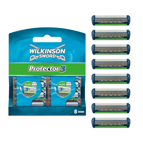 Wilkinson Sword Wilkinson Sword Protector 3 Men's Razor Blade Refills x 8