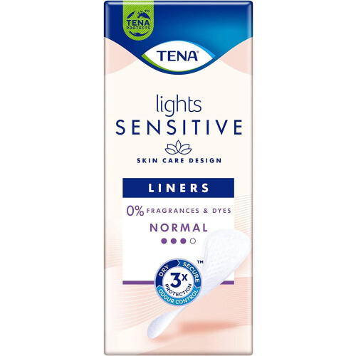 Tena NORMAL FLOW Liners - 6 x Packs of 24 (144 Liners)
