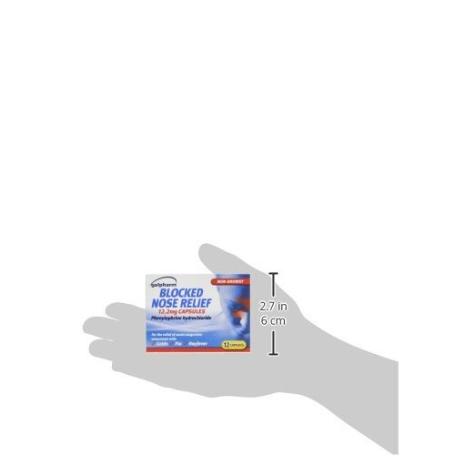 Galpharm Blocked Nose Relief 12 Capsules x 5 Boxes (60 Capsules) 2
