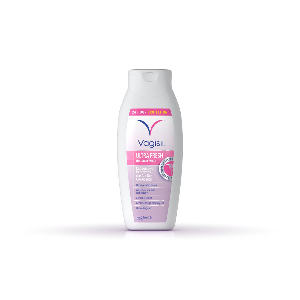 Vagisil Ultrafresh Intimate Wash For Daily Feminine Hygiene, 24 Hours Odour Protection, 250 Ml