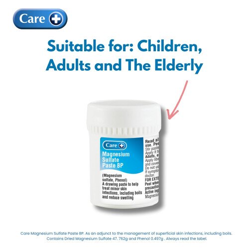 Care Magnesium Sulphate Paste 50g, Drawing Ointment for Inflammatory Conditions 2