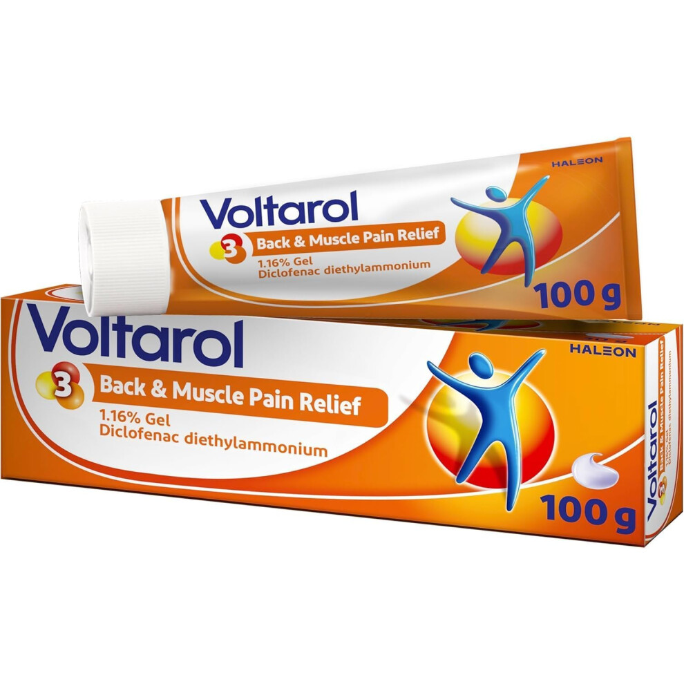 Voltarol Back & Muscle Pain Relief 1.16% Gel, For Joint Pain Relief,