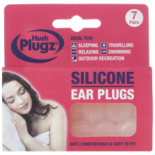 Hush Plugz Silicone Earplugs x 3 packs
