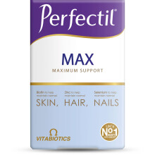 Vitabiotics Perfectil Max Skin Hair & Nails Supplement for Women, 84 Count