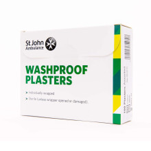 St John Ambulance Assorted Washproof Plasters - Pack of