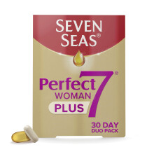 Seven Seas Perfect7 Woman Plus, Multivitamin For Women With Omega-3, Vitamin D And Zinc For Women’s Health Support 1-7, 30 Tablets plus 30 Capsules,