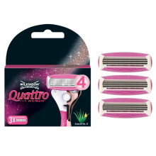 WILKINSON SWORD - Quattro For Women | Smooth Glide | Pack of 3 Razor