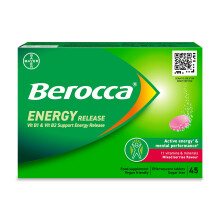 Berocca Vitamin C Effervescent Tablets - Including B Vitamins, Magnesi