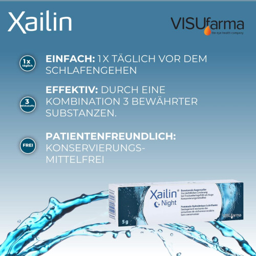 Xailin Night Lubricating Eye Ointment 5gram 2