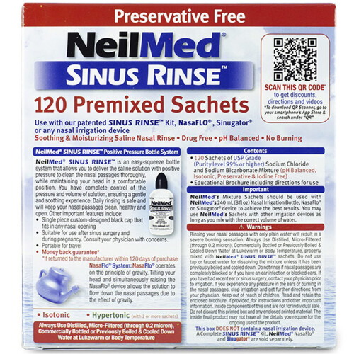 NeilMed Sinus Rinse - 120 Sachets 1