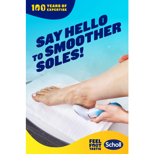Scholl Blue Velvet Smooth Electronic Foot File 1