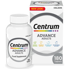 Centrum Advance Multivitamin & Mineral Supplements, 24 essential nutrients including vitamin D, C, Calcium, Daily Multivitamin Tab