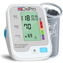 OxiPro BP1 Blood Pressure Monitors - Health & Pharma Award Winner 2025 - Blood Pressure Machine - BP Monitor for Home - Small to L