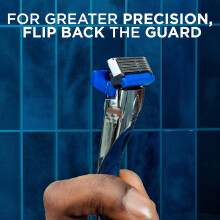 Wilkinson Sword Hydro 5 Men’s Razor Refills, Great Addition to Wash Bags for Men's Grooming, Great Shavers for Routine Shaving and Holidays, 8 Refil