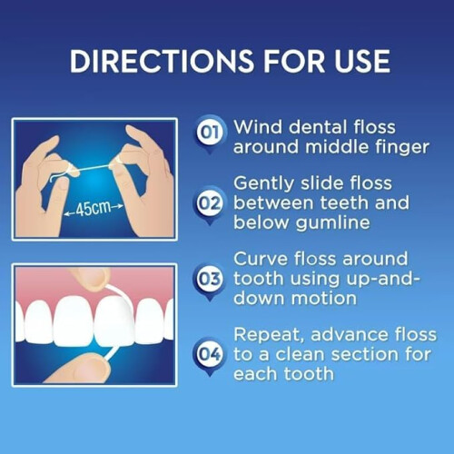 Oral-B Super Floss, 50 Pre-Cut Strands, Mint - Pack of 3 1