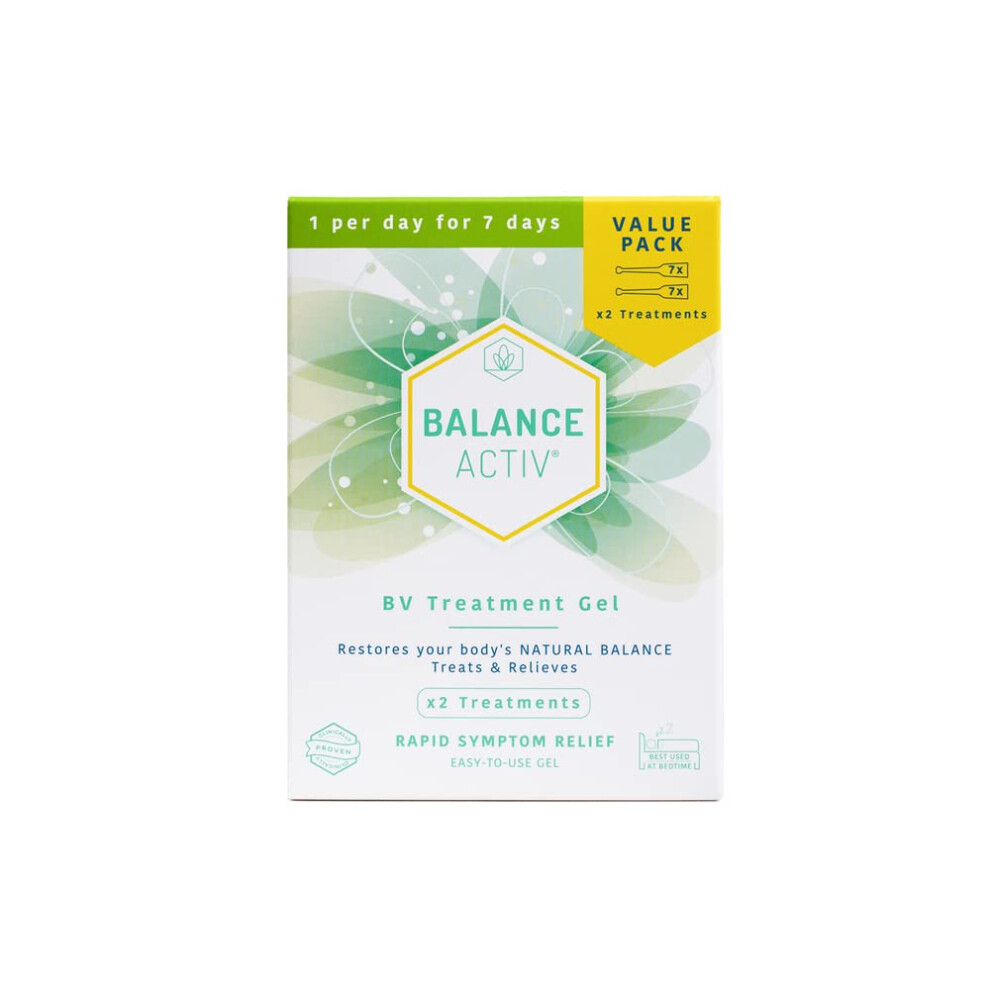 Balance Activ Bv Gel, Bacterial Vaginosis Treatment For Women, Rapidly Relieve Symptoms Of Unpleasant Odour, Discomfort & Discharg