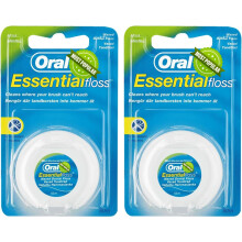 High Vibrant | Oral Essential Floss, Waxed Mint Flavor, 50m, Pack of 2