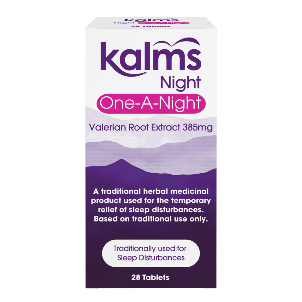 Kalms Night One-A-Night 28 Tablets - Traditional Herbal Medicinal Product Used For The Temporary Relief Of Sleep Disturbances.
