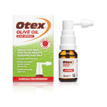 Otex Olive Oil Ear Spray for Natural, Gentle Removal of Excessive,