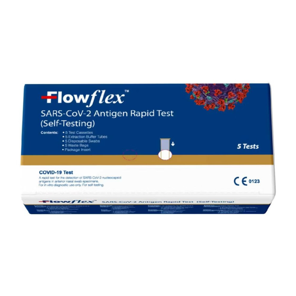 Cooley Flowflex Lateral Test Kit Covid-19 For Self Care | Test Kit For Sars-Cov-2 Antigen Home Test Kit | Self Testing Rapid Test In 15 M
