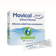 Movicol Ease Stick Sachets, Citrus, 20 Sachets, Constipation Relief for Adults, Laxatives, Relief, hydrates, softens & Help Restore Natural Bowel Mov
