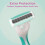 Wilkinson Sword Wilkinson myIntuition Smooth Sensitive Quattro Women’s Disposable 3