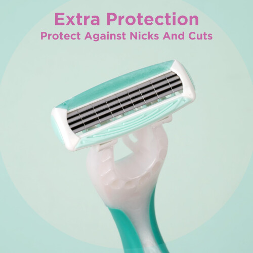 Wilkinson Sword Wilkinson myIntuition Smooth Sensitive Quattro Women’s Disposable 2