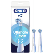 Oral-B iO Series Ultimate Clean, Original Replacement Round Brush Heads, with Crisscross Bristles for Advanced Deep Cleaning and P