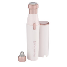 REMINGTON 2-in-1 Facial Hair Remover [Hypoallergenic Attachments, LED Light, US