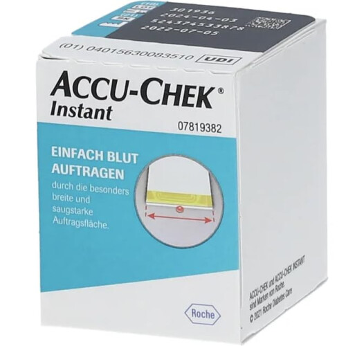 Accu-Chek Instant Blood Glucose Test Strips, Pack of 50 Strips 2