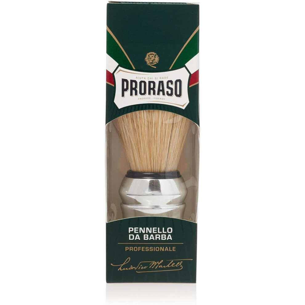Proraso Cream Shaving Brush, Professional Pure Bristle Brush For Use With Shaving Made In Italy