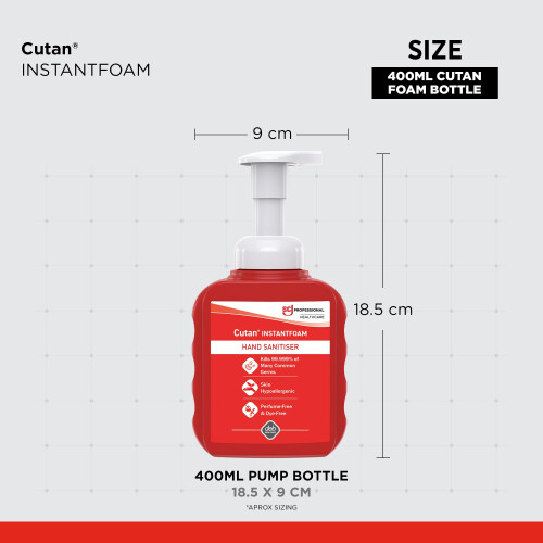 SC Johnson Professional Cutan InstantFOAM – Alcohol-Based Foam Hand Sanitiser – 2
